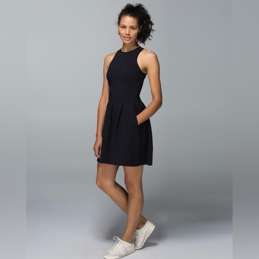 Lululemon Here To There Dress Black 4